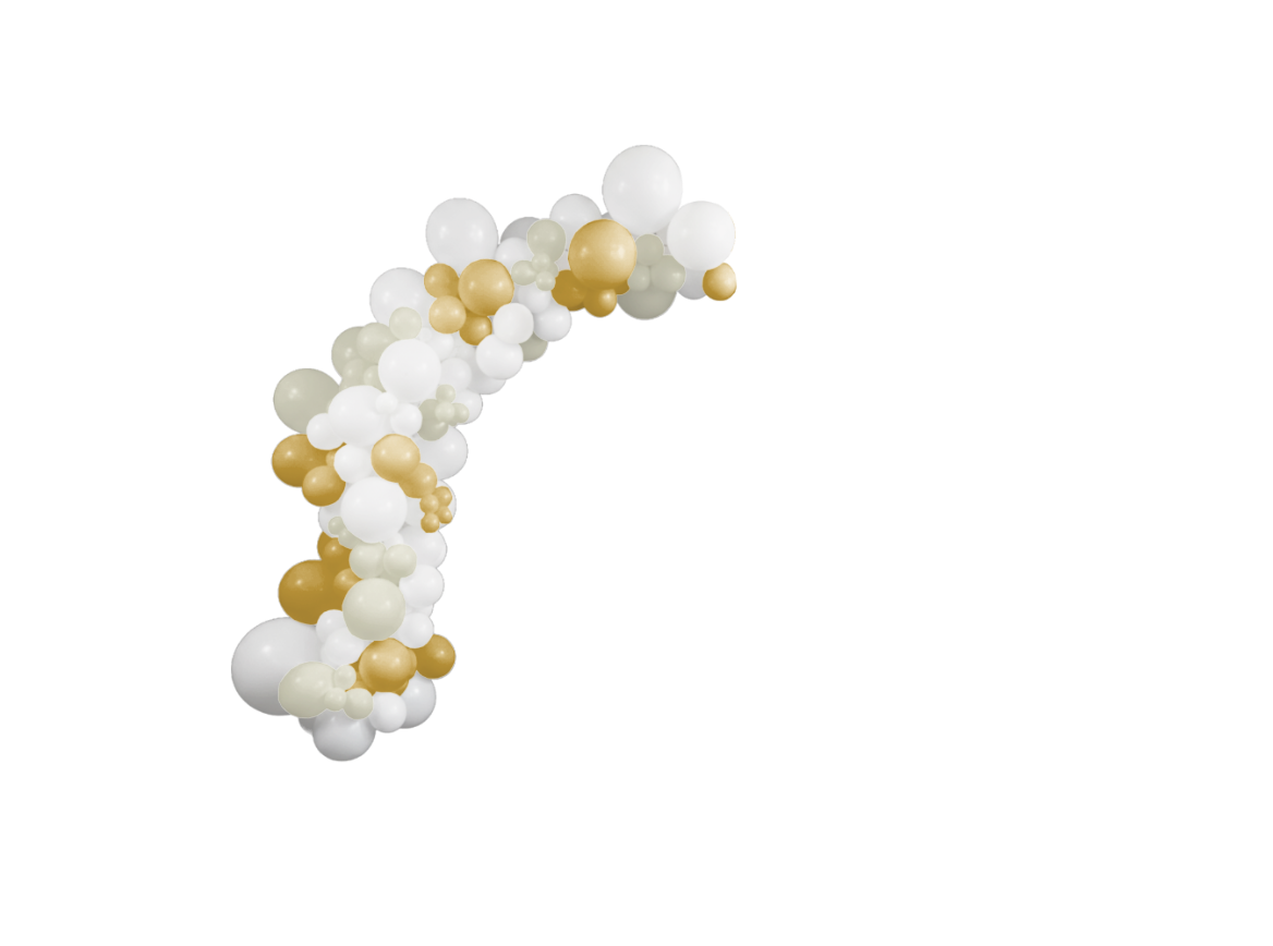 Custom DIY Half Balloon Arch