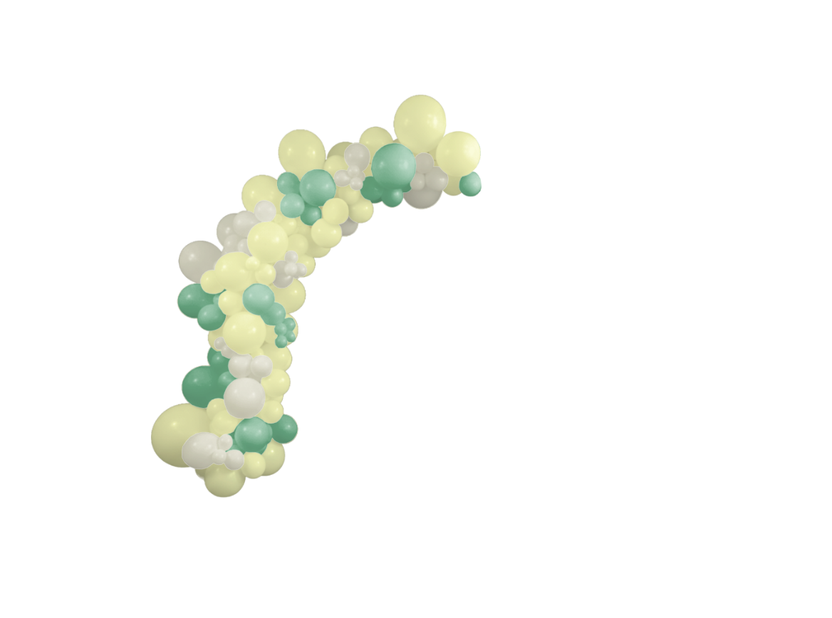 Custom DIY Half Balloon Arch