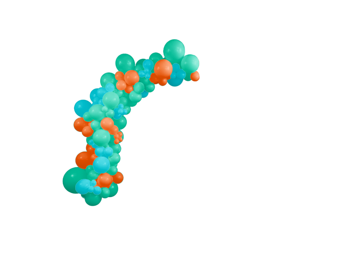 Custom DIY Half Balloon Arch