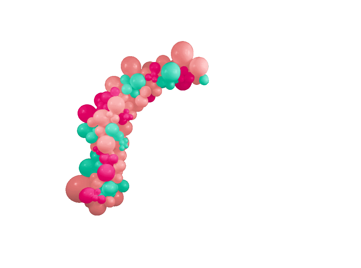 Custom DIY Half Balloon Arch